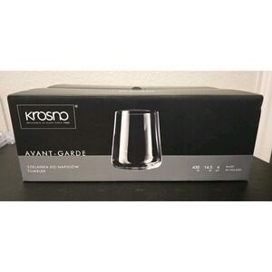 Krosno Glasses Water Juice Gin Whisky Drinking Set 6 430 ml Dishwasher Poland